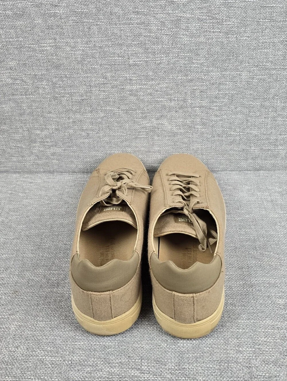 Clae Bradley Low Top Casual Wool Sneakers Tan Mens Sz 12